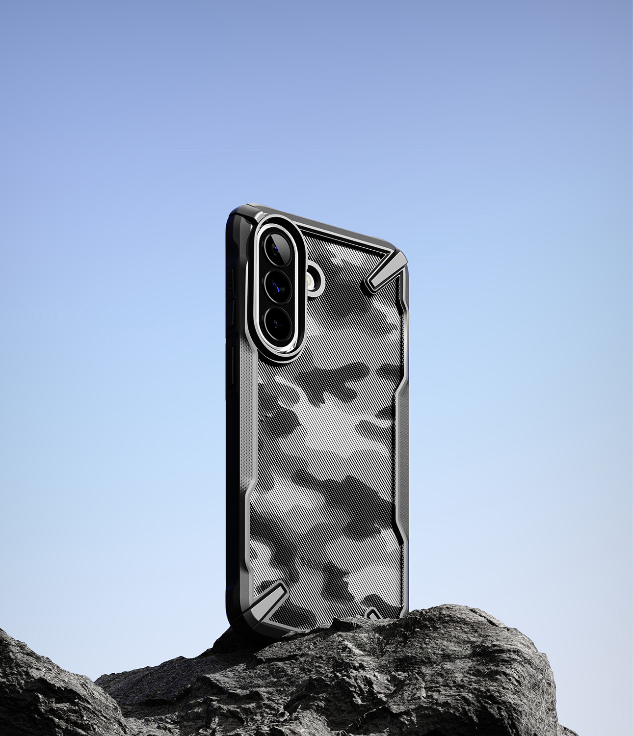 Чехол-накладка Ringke Fusion X для Galaxy A57 (Camo Black) — фото 5