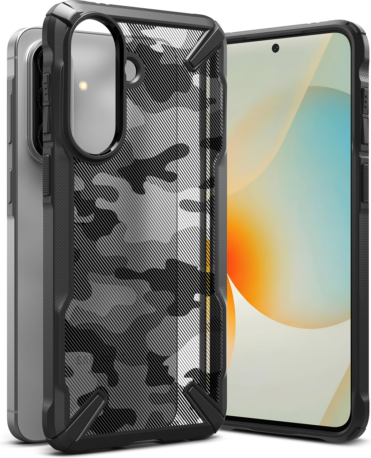 Чехол-накладка Ringke Fusion X для Galaxy A57 (Camo Black) — фото 4