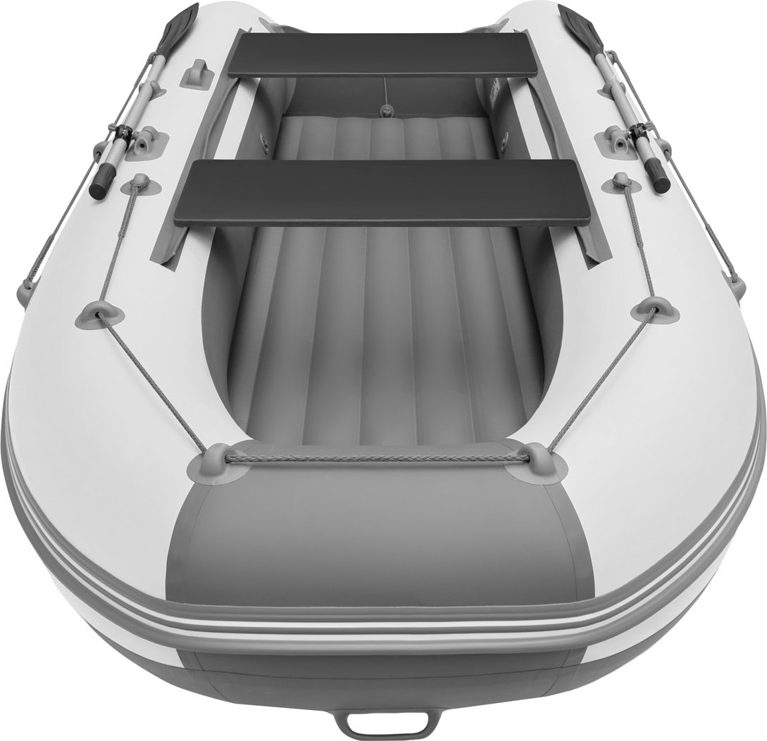 Надувная лодка Roger Boat Zefir 3100 LT (малокилевой, белый/графит комби) — фото 6