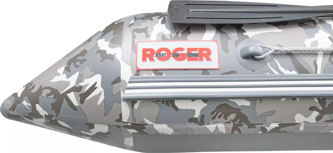 Надувная лодка Roger Boat Zefir 3100 LT (малокилевой, серый камуфляж/графит комби) — фото 5
