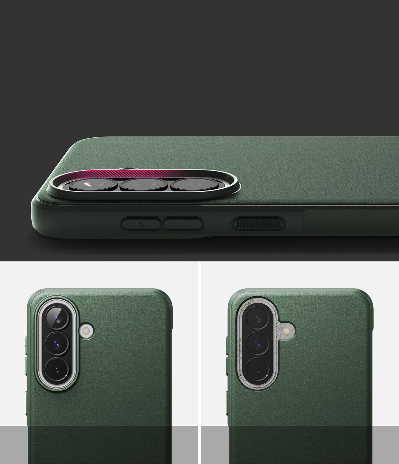 Чехол-накладка Ringke Onyx для Galaxy A57 (Dark Green) — фото 6