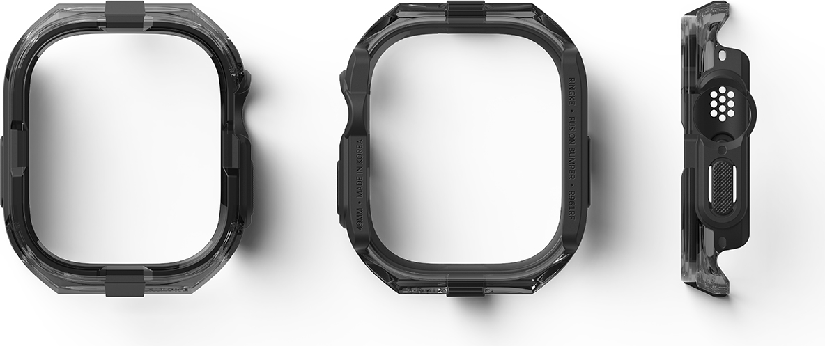 Защитный чехол для умных часов Ringke Fusion Bumper для Apple Watch Ultra 3/2/1 (Black) — фото 5