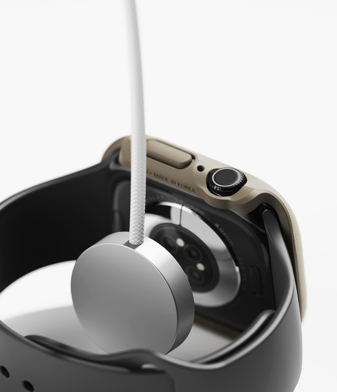 Защитный чехол для умных часов Ringke Onyx для Apple Watch 11/10 46mm (Gray Sand) — фото 5