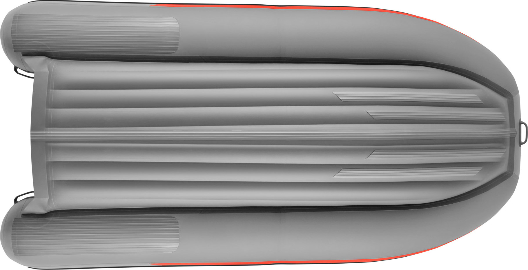 Надувная лодка Roger Boat Zefir 3300 (малокилевой, красный/серый комби) — фото 3