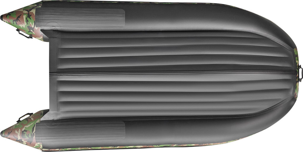 Надувная лодка Roger Boat Zefir 4000 (большой киль, зеленый камуфляж/черный комби) — фото 3