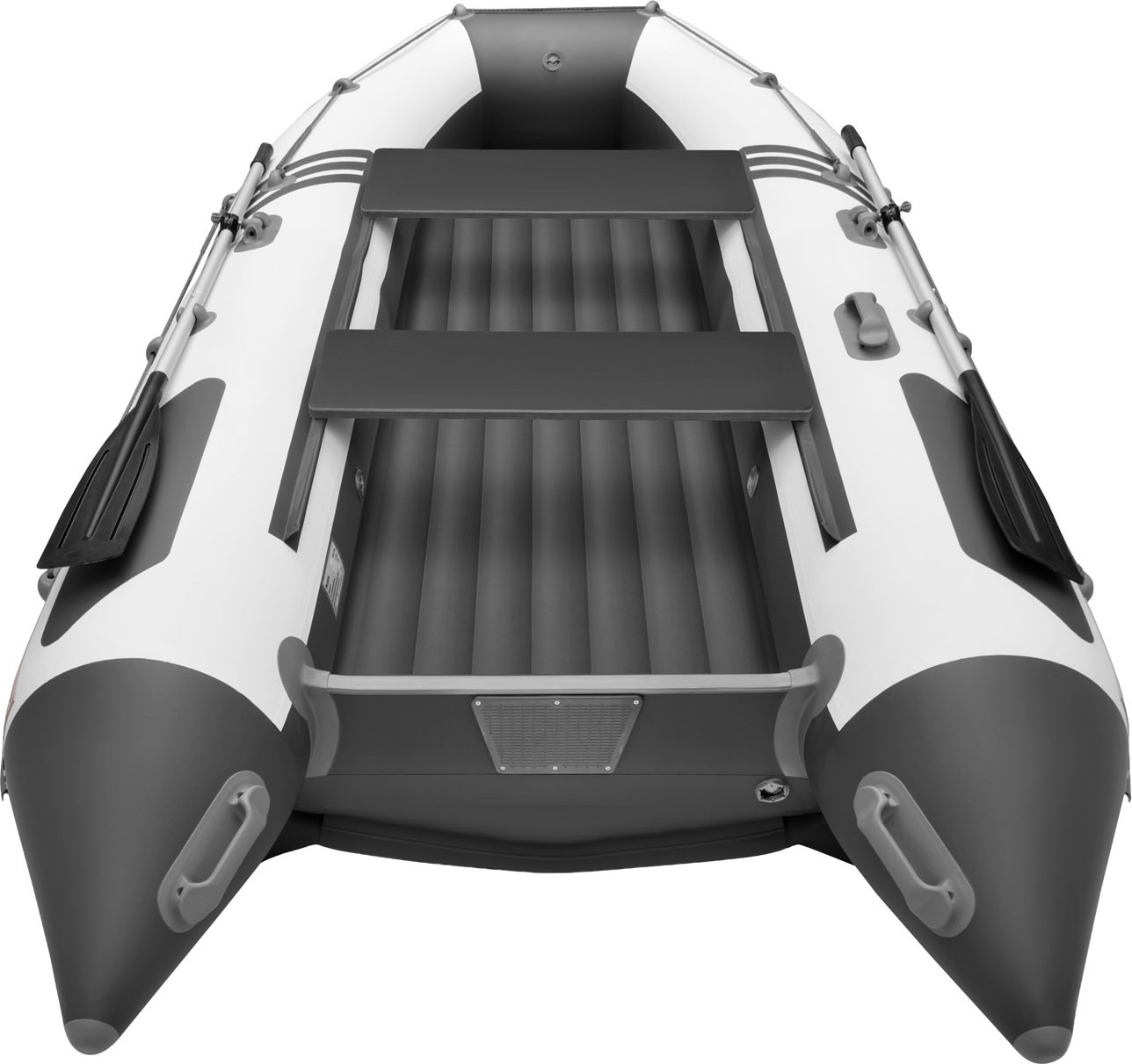 Надувная лодка Roger Boat Zefir 4400 (большой киль, белый/графит комби) — фото 4
