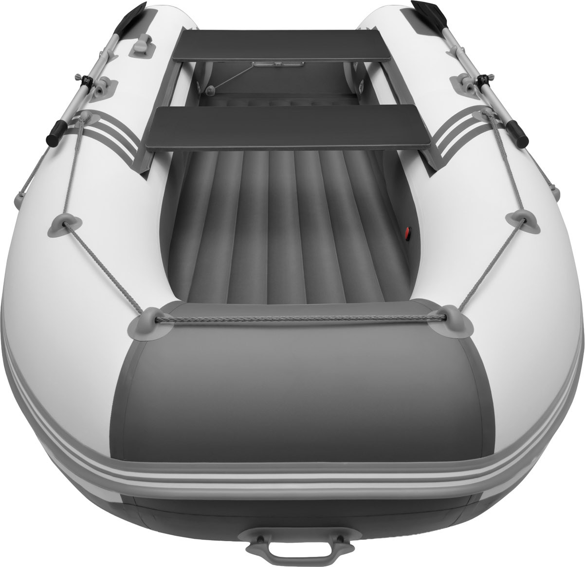 Надувная лодка Roger Boat Zefir 4400 (большой киль, белый/графит комби) — фото 5