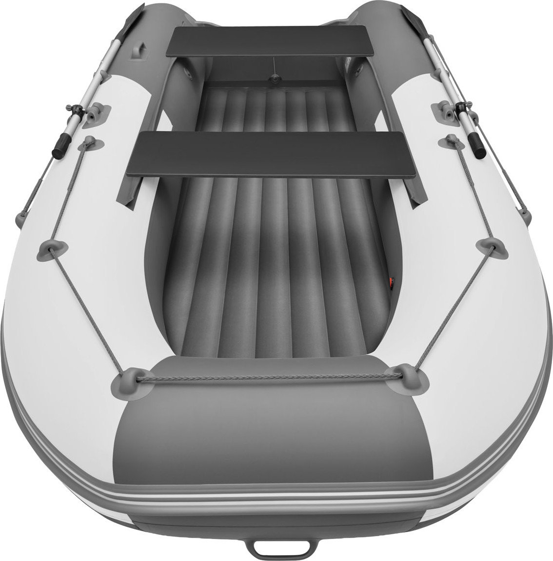 Надувная лодка Roger Boat Zefir 3300 (малокилевой, белый/графит комби) — фото 6