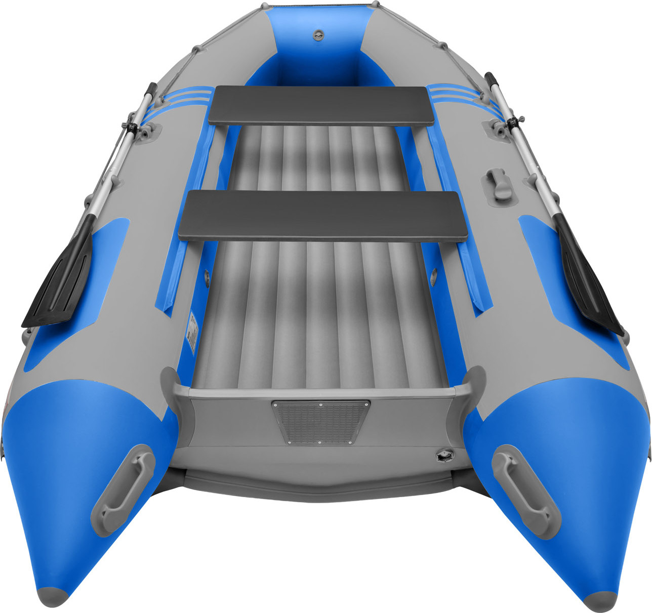 Надувная лодка Roger Boat Zefir 4400 (большой киль, серый/синий комби) — фото 4