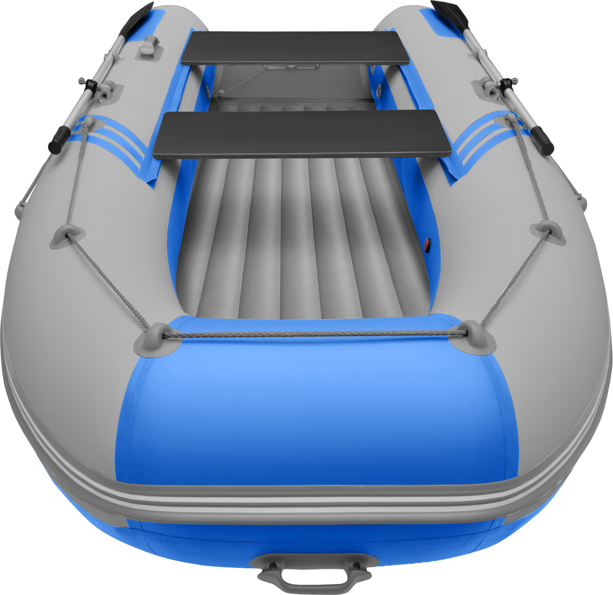Надувная лодка Roger Boat Zefir 4400 (большой киль, серый/синий комби) — фото 5