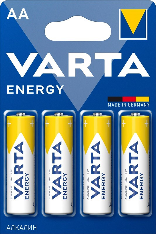 Комплект батареек Varta Energy AA / V04106213414 (4шт)