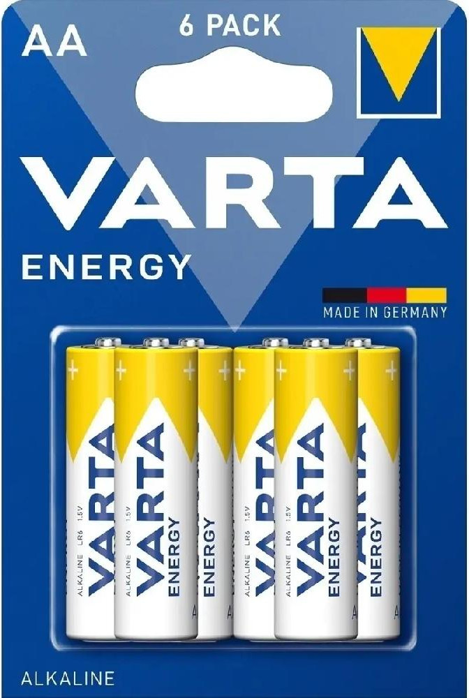 Комплект батареек Varta Energy AA / V04106229416 (6шт)