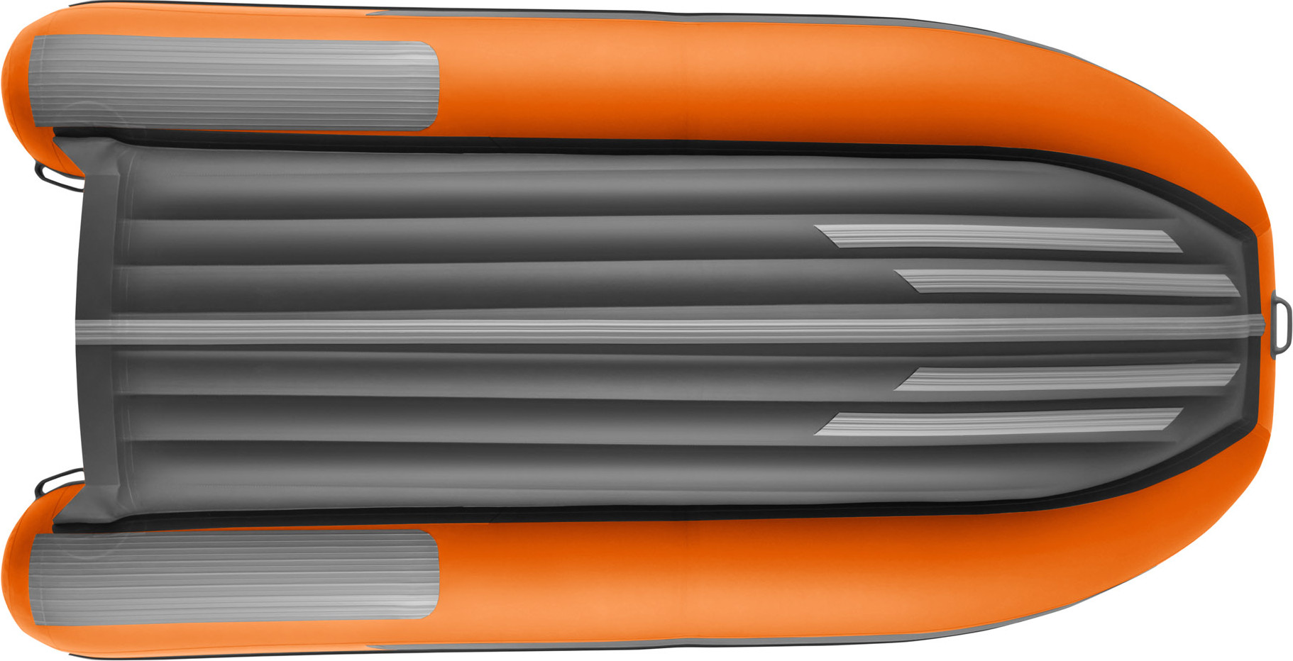 Надувная лодка Roger Boat Zefir 3300 (малокилевой, графит/оранжевый комби) — фото 3