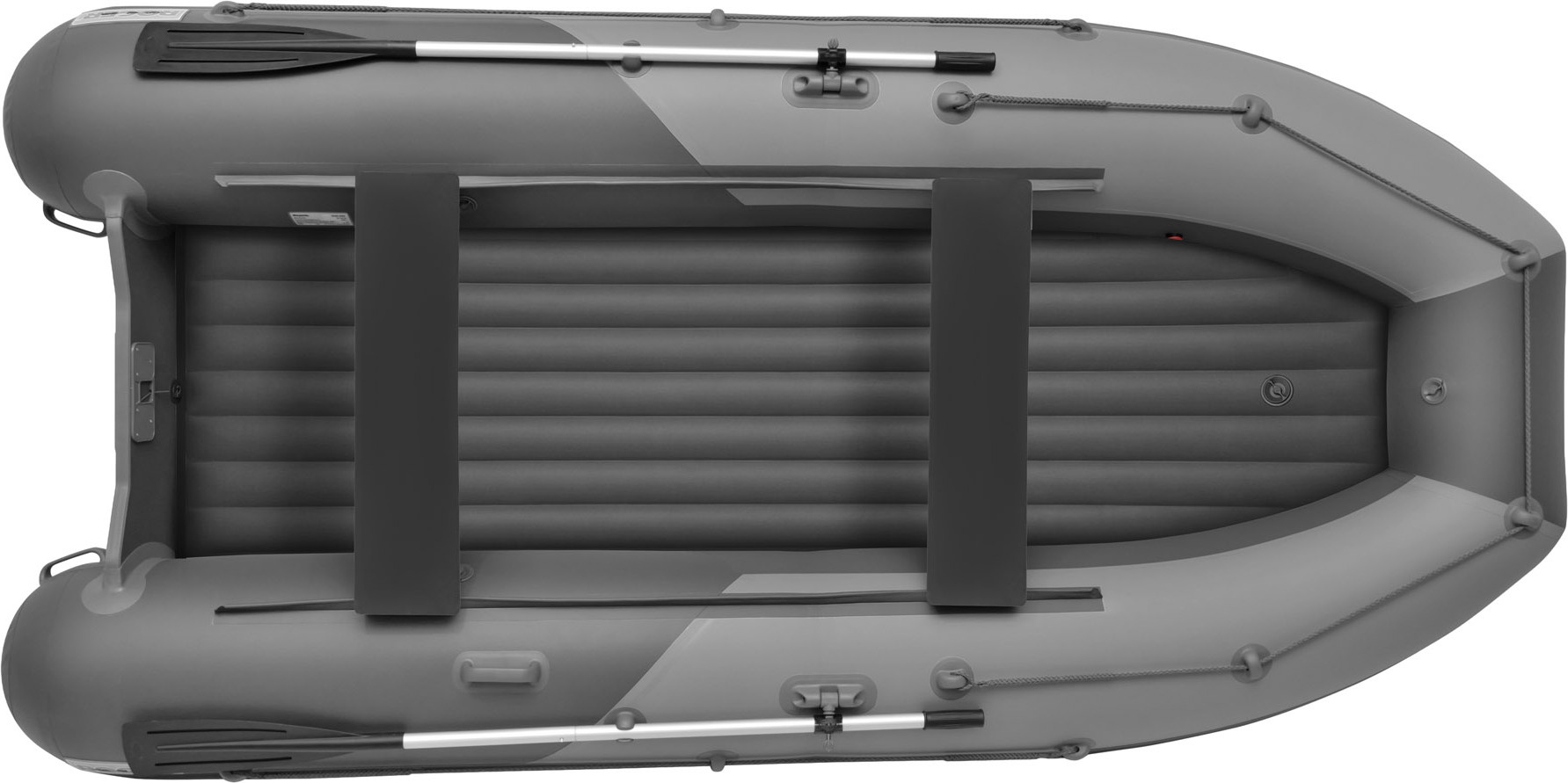 Надувная лодка Roger Boat Zefir 3300 (малокилевой, серый/графит комби) — фото 2