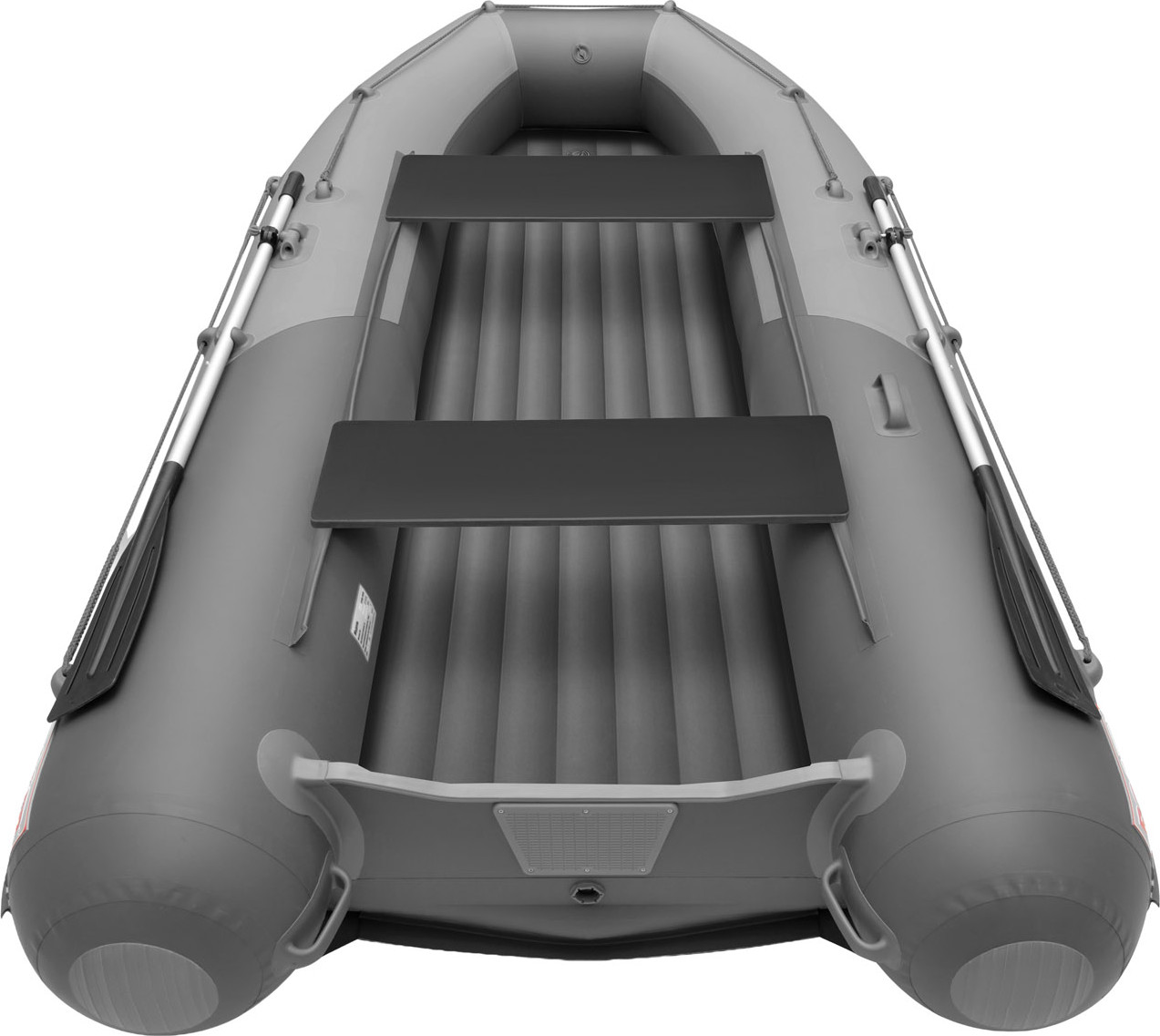 Надувная лодка Roger Boat Zefir 3300 (малокилевой, серый/графит комби) — фото 5