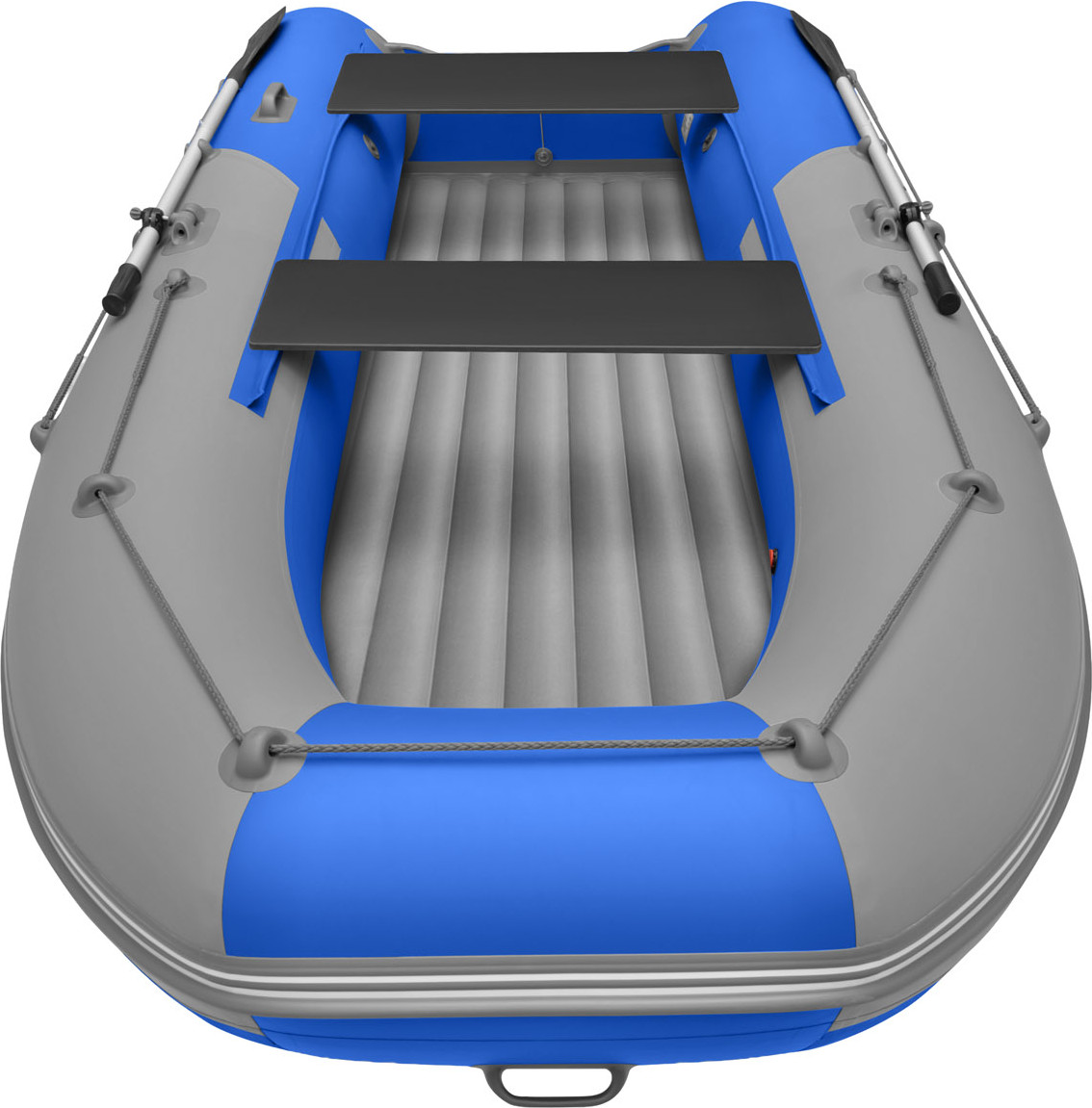Надувная лодка Roger Boat Zefir 3300 (малокилевой, серый/синий комби) — фото 6