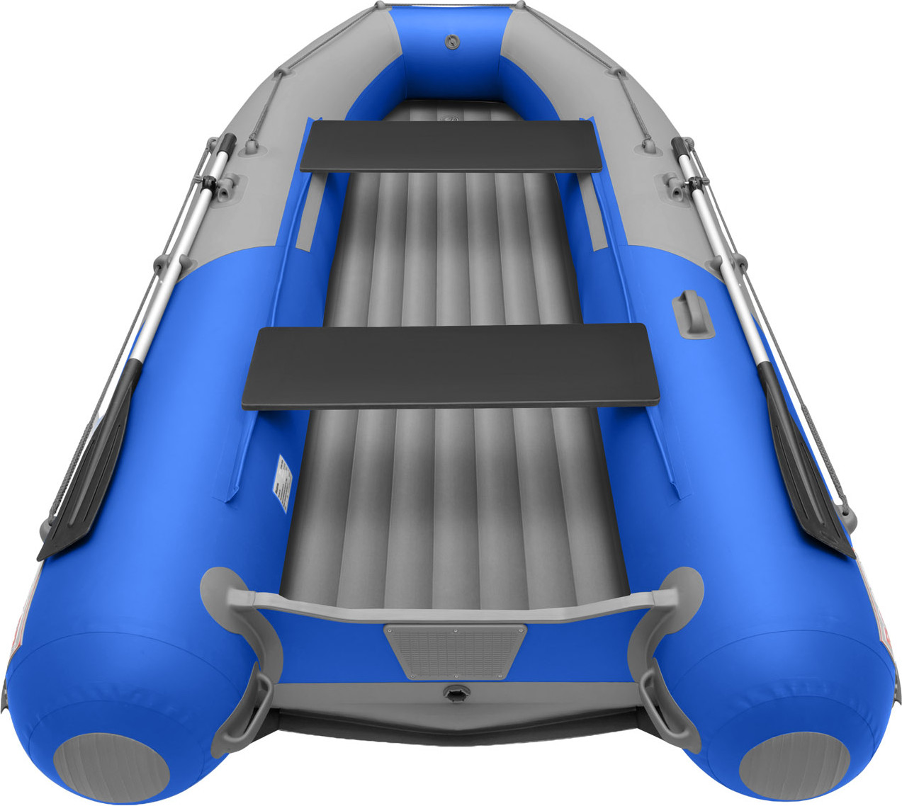 Надувная лодка Roger Boat Zefir 3300 (малокилевой, серый/синий комби) — фото 5