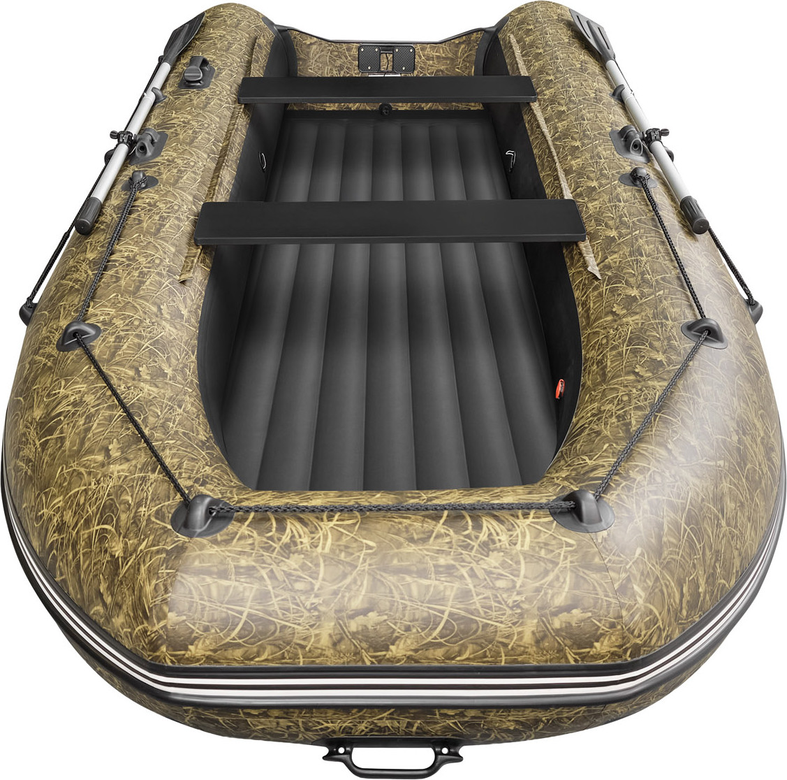 Надувная лодка Roger Boat Zefir 3300 (малокилевой, камуфляж камыш/черный комби) — фото 6