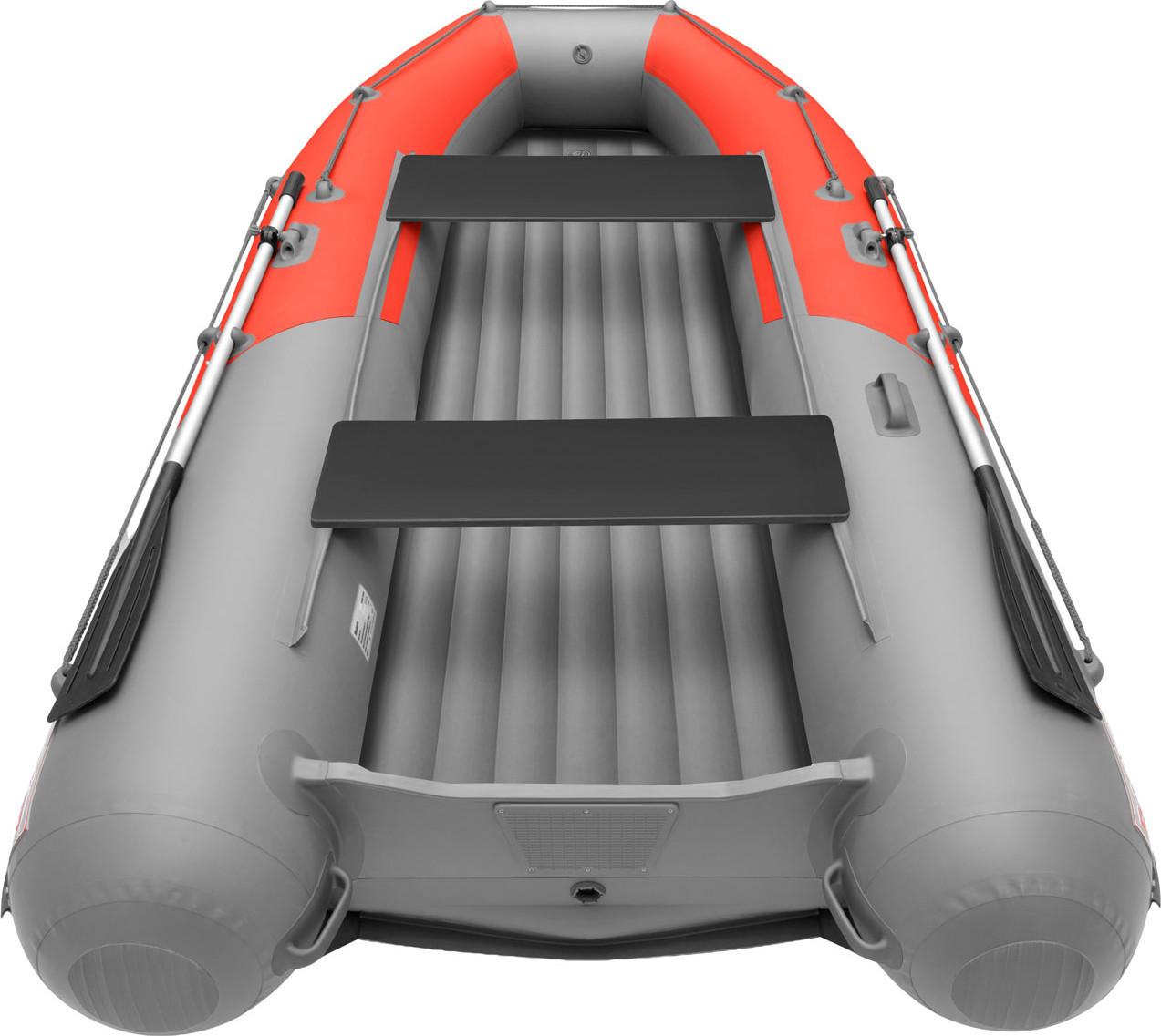 Надувная лодка Roger Boat Zefir 3500 (малокилевой, красный/серый комби) — фото 6