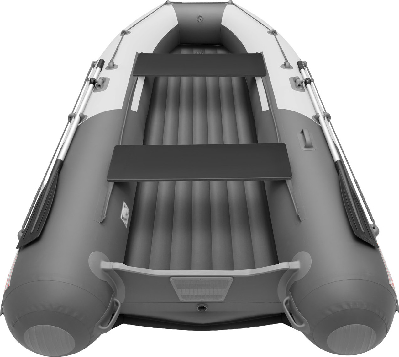 Надувная лодка Roger Boat Zefir 3500 (малокилевой, белый/графит комби) — фото 6