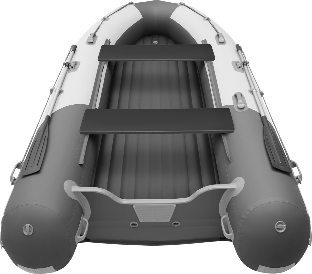 Надувная лодка Roger Boat Sfera 3800 (безконусная, средний киль, белый/графит комби) — фото 5
