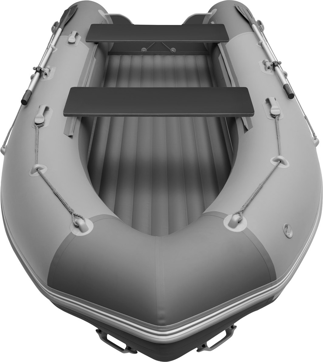 Надувная лодка Roger Boat Sfera 3800 (безконусная, средний киль, серый/графит комби) — фото 6