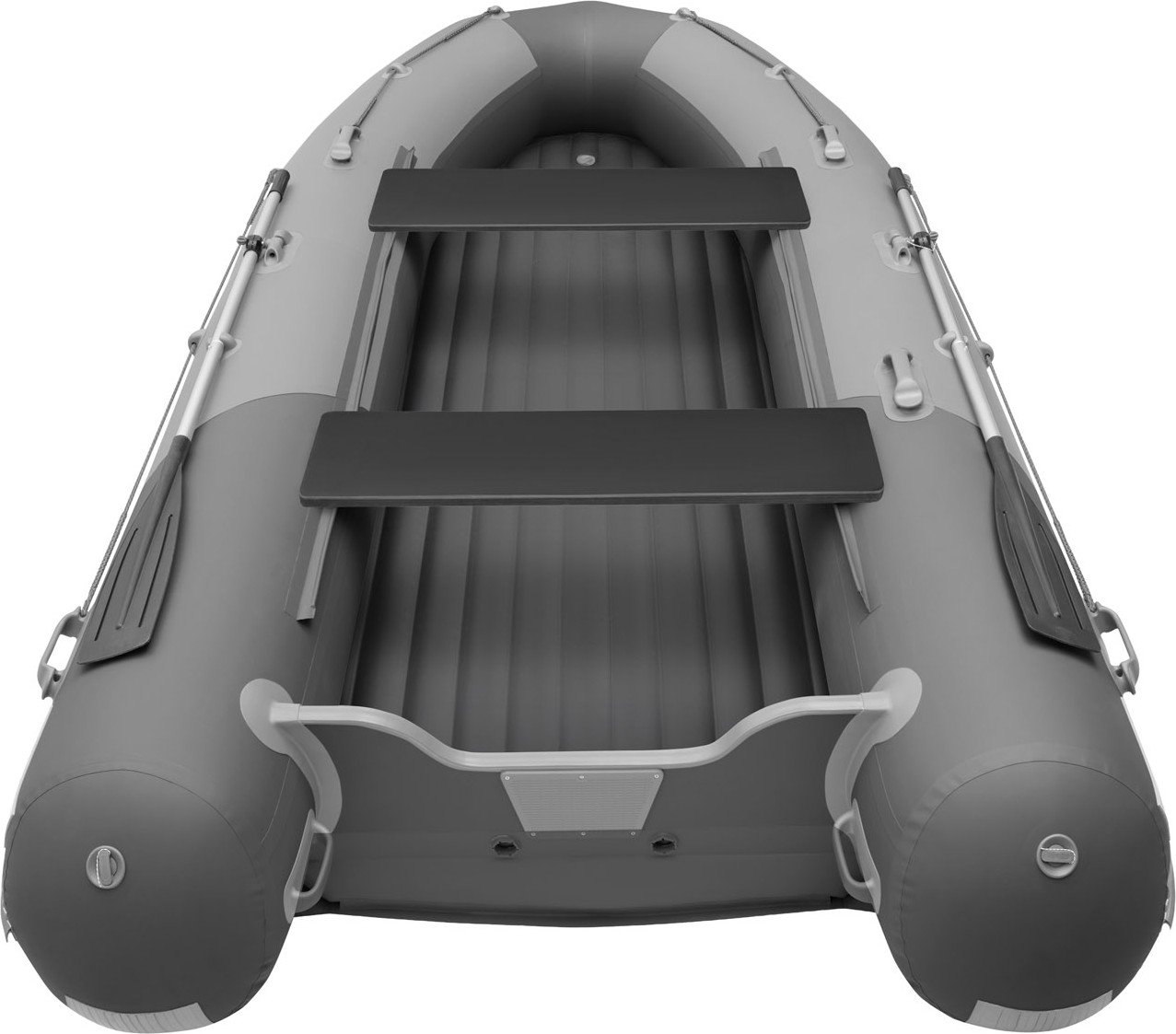 Надувная лодка Roger Boat Sfera 3800 (безконусная, средний киль, серый/графит комби) — фото 5