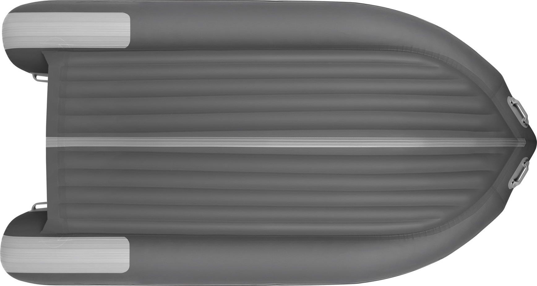 Надувная лодка Roger Boat Sfera 4200 (безконусная, средний киль, серый/графит комби) — фото 3