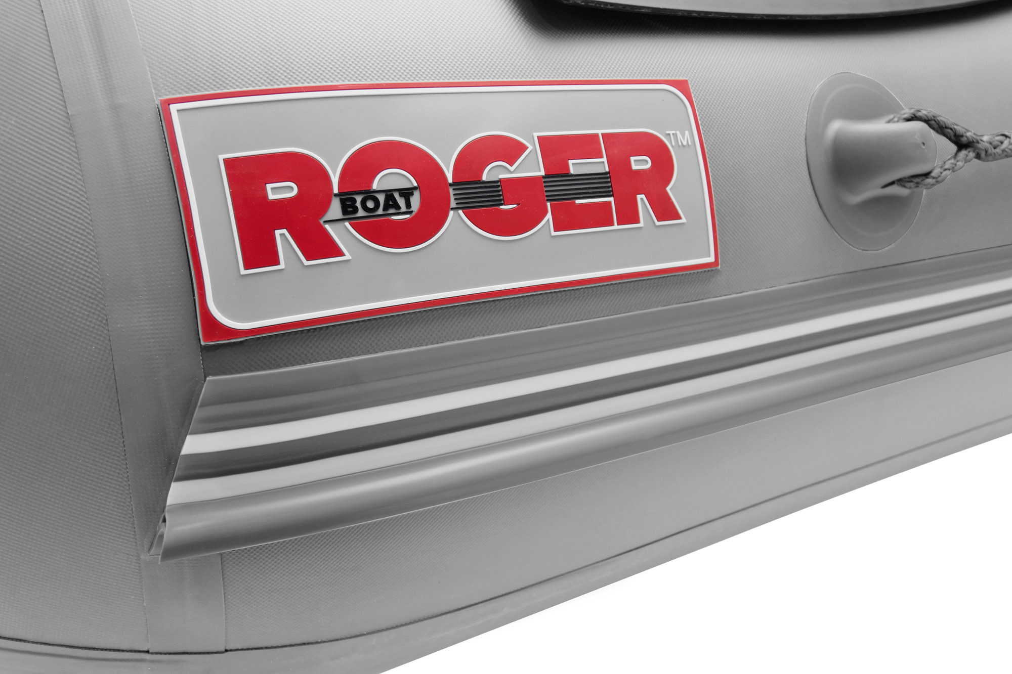 Надувная лодка Roger Boat Zefir 3500 (малокилевой, бирюзовый/серый комби) — фото 5