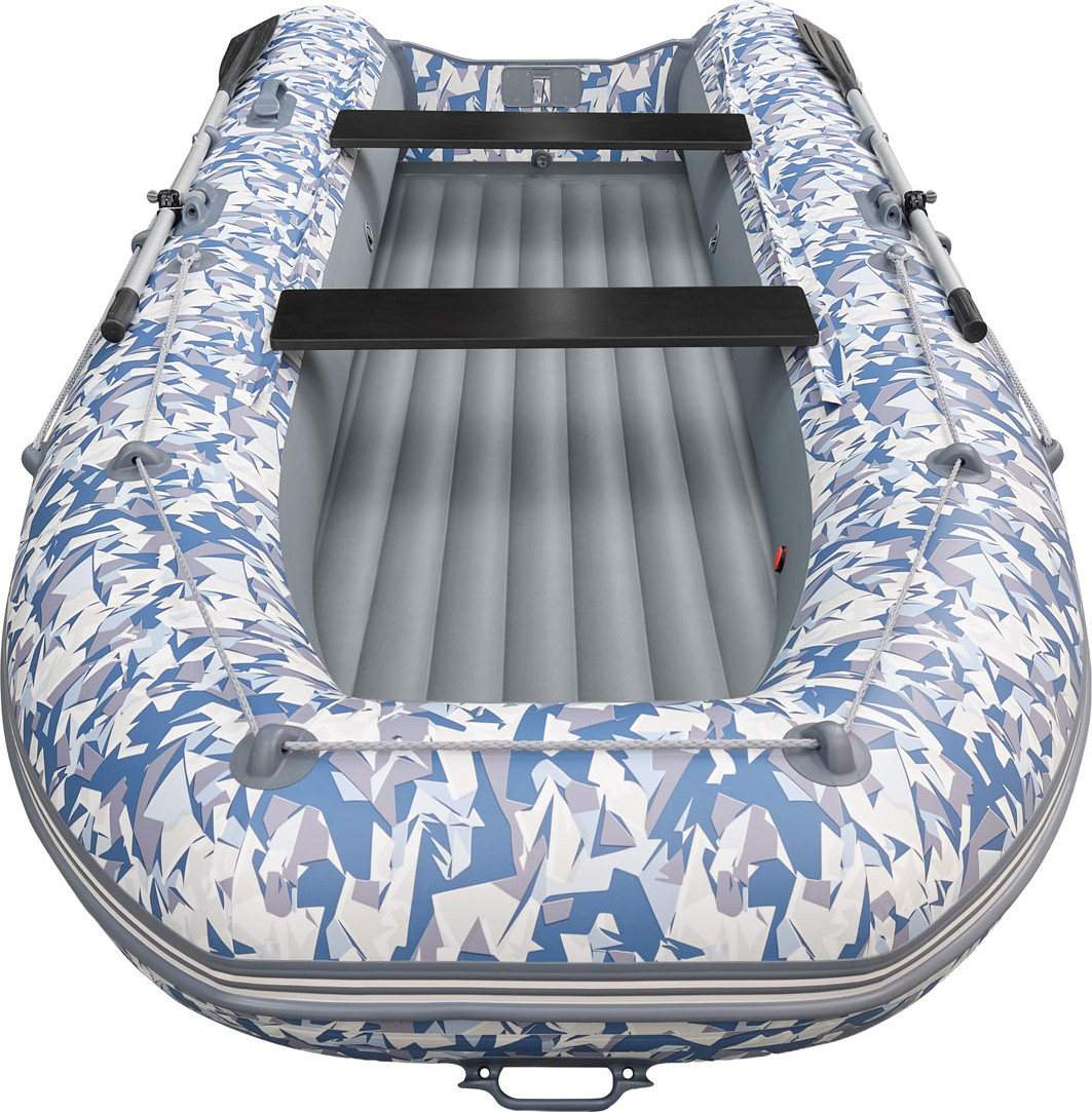 Надувная лодка Roger Boat Zefir 3500 (малокилевой, битое стекло/серый комби) — фото 6