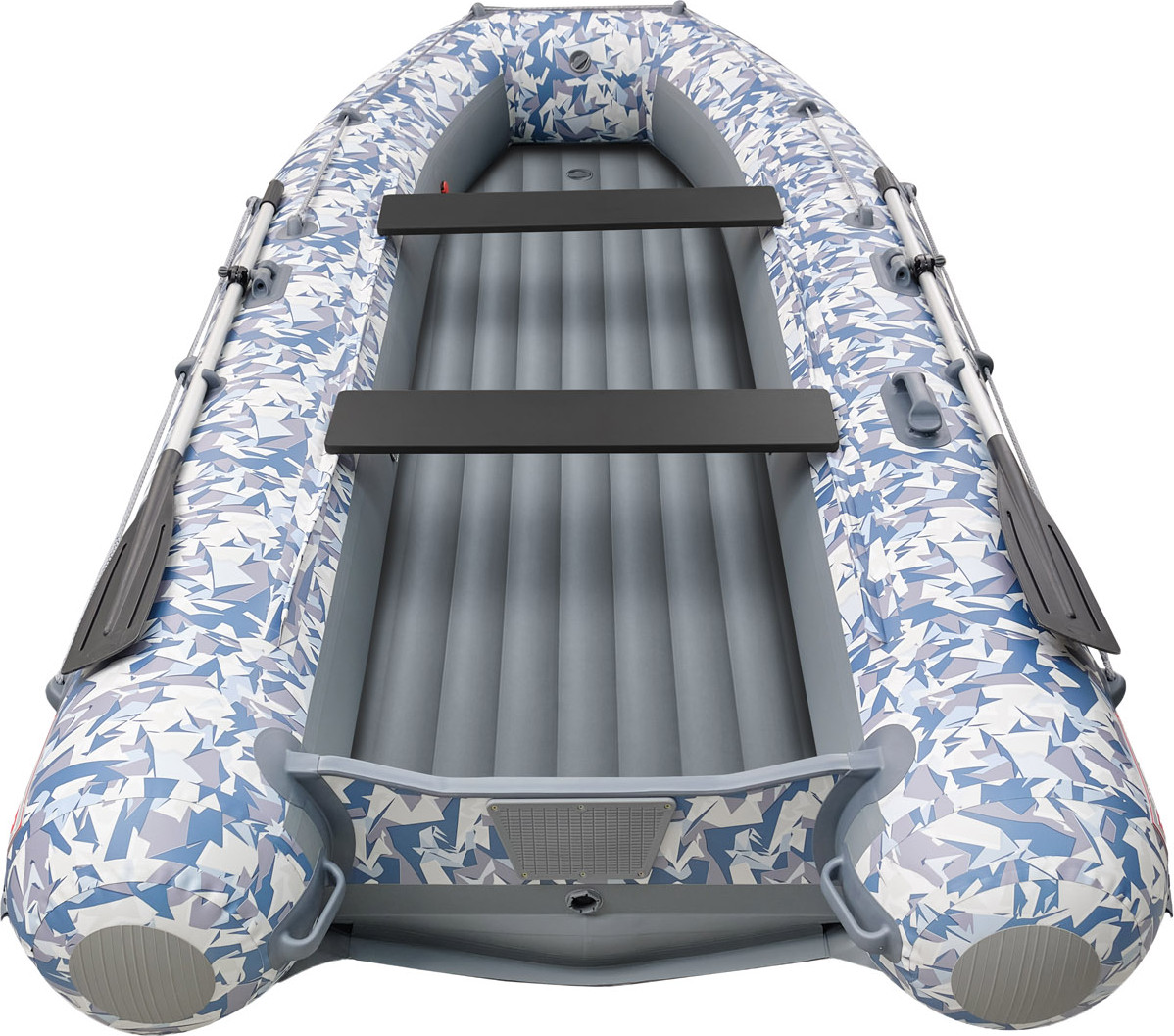 Надувная лодка Roger Boat Zefir 3500 (малокилевой, битое стекло/серый комби) — фото 5