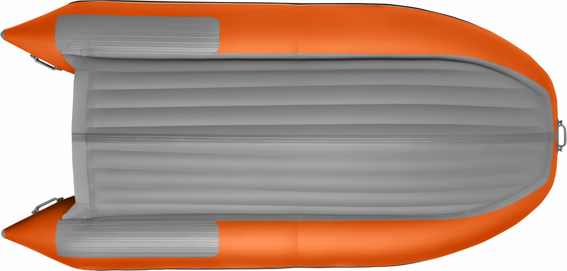 Надувная лодка Roger Boat Zefir 3700 (большой киль, графит/оранжевый комби) — фото 6