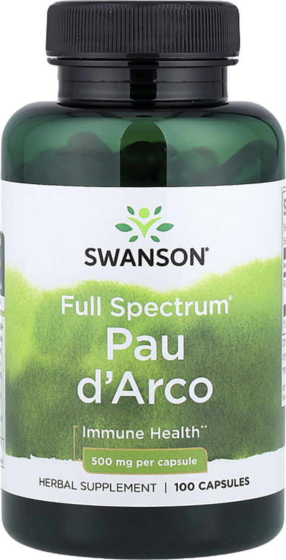 Пищевая добавка Swanson Full Spectrum Pau d'Arco 500mg (100 капсул)
