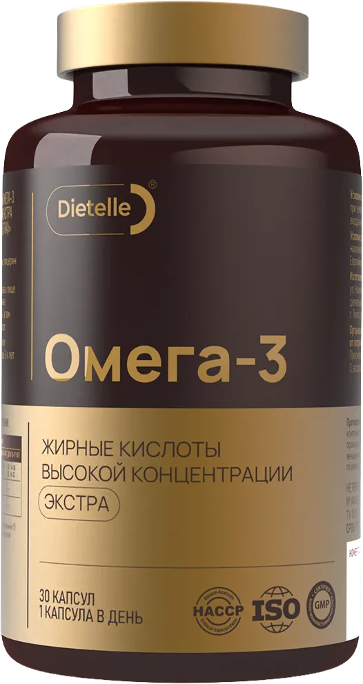 Жирные кислоты Dietelle Омега-3 (30 капсул)
