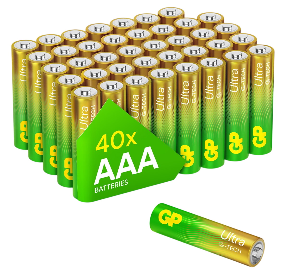 Комплект батареек GP Batteries Ultra LR03/24AUETA21-2GSB4 (40шт)