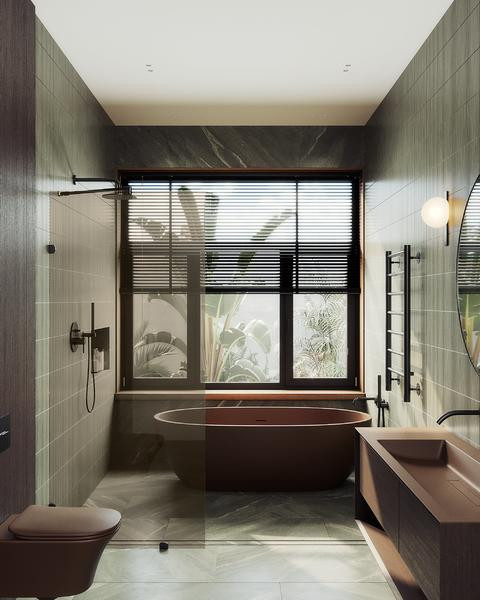 Душевая стенка MaybahGlass 79x195 / MGD-262-6 (бронзовое стекло/черный) — фото 4