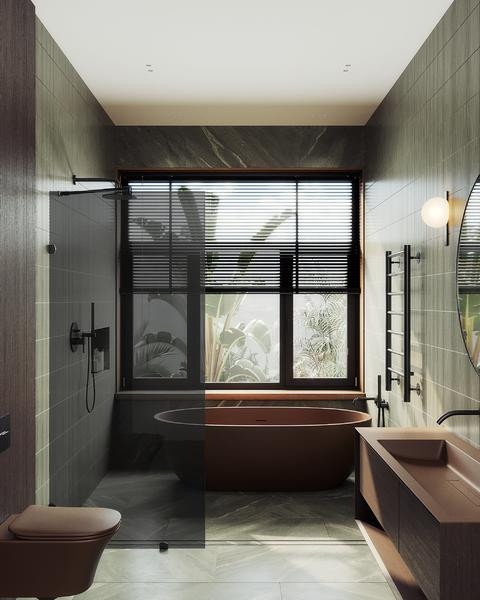 Душевая стенка MaybahGlass 79x195 / MGD-274-6 (графитовое стекло/черный) — фото 2