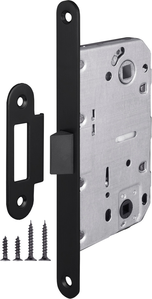Защелка врезная Ajax furniture PLASTLP96WC-50 BL (черный)