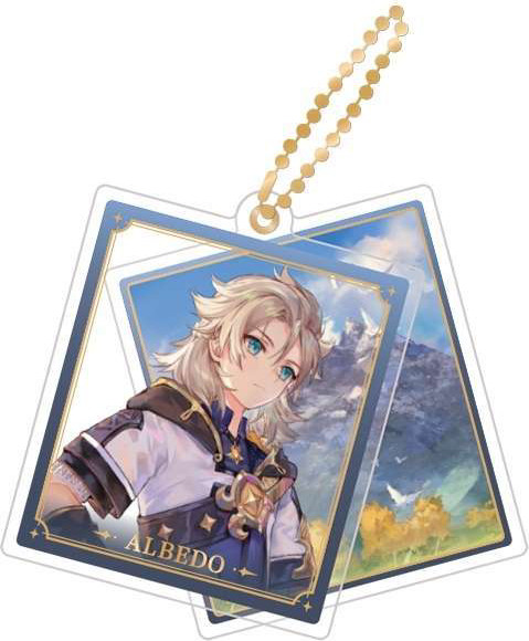 Брелок miHoYo Genshin Impact Character Acrylic Strap. Albedo / GEN355