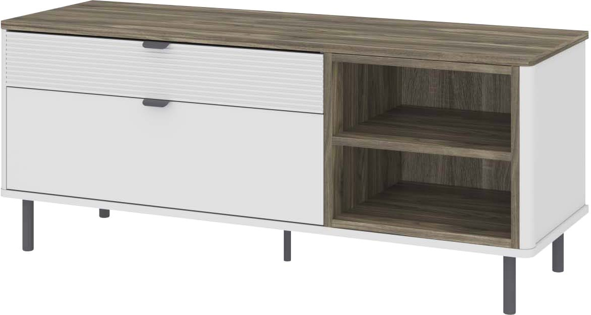 Тумба Anrex Simple RTV 2S2N (белый/монте/джелато)