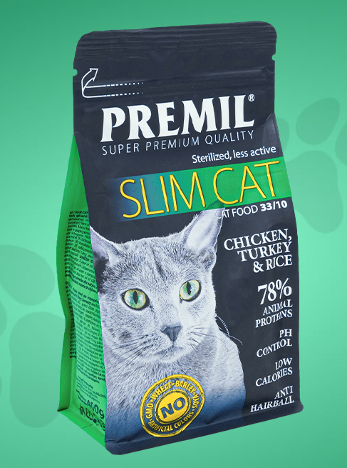 Сухой корм для кошек Premil Slim Cat Super Premium (1.5кг) — фото 3