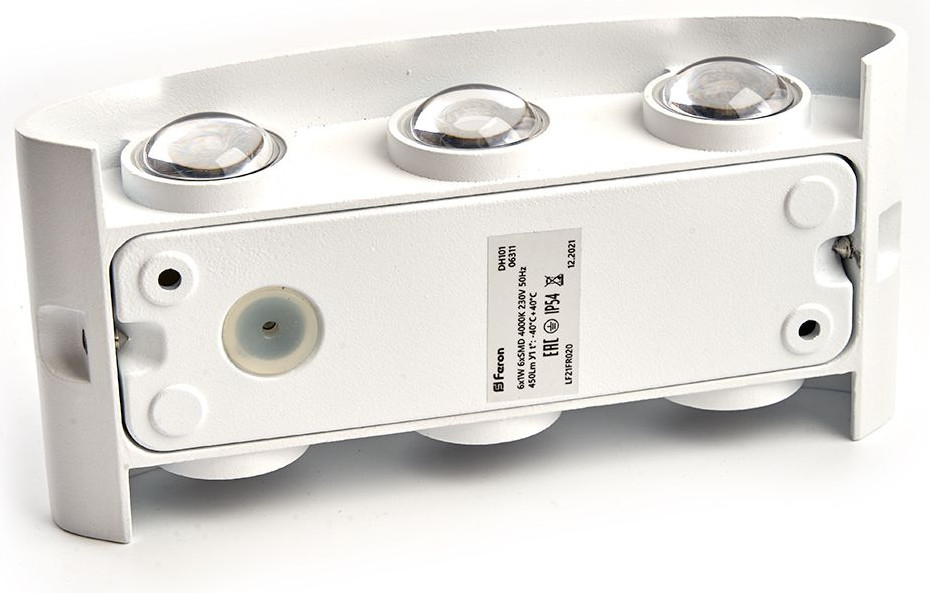 Бра уличное Feron DH101 / 06311 (белый) — фото 2