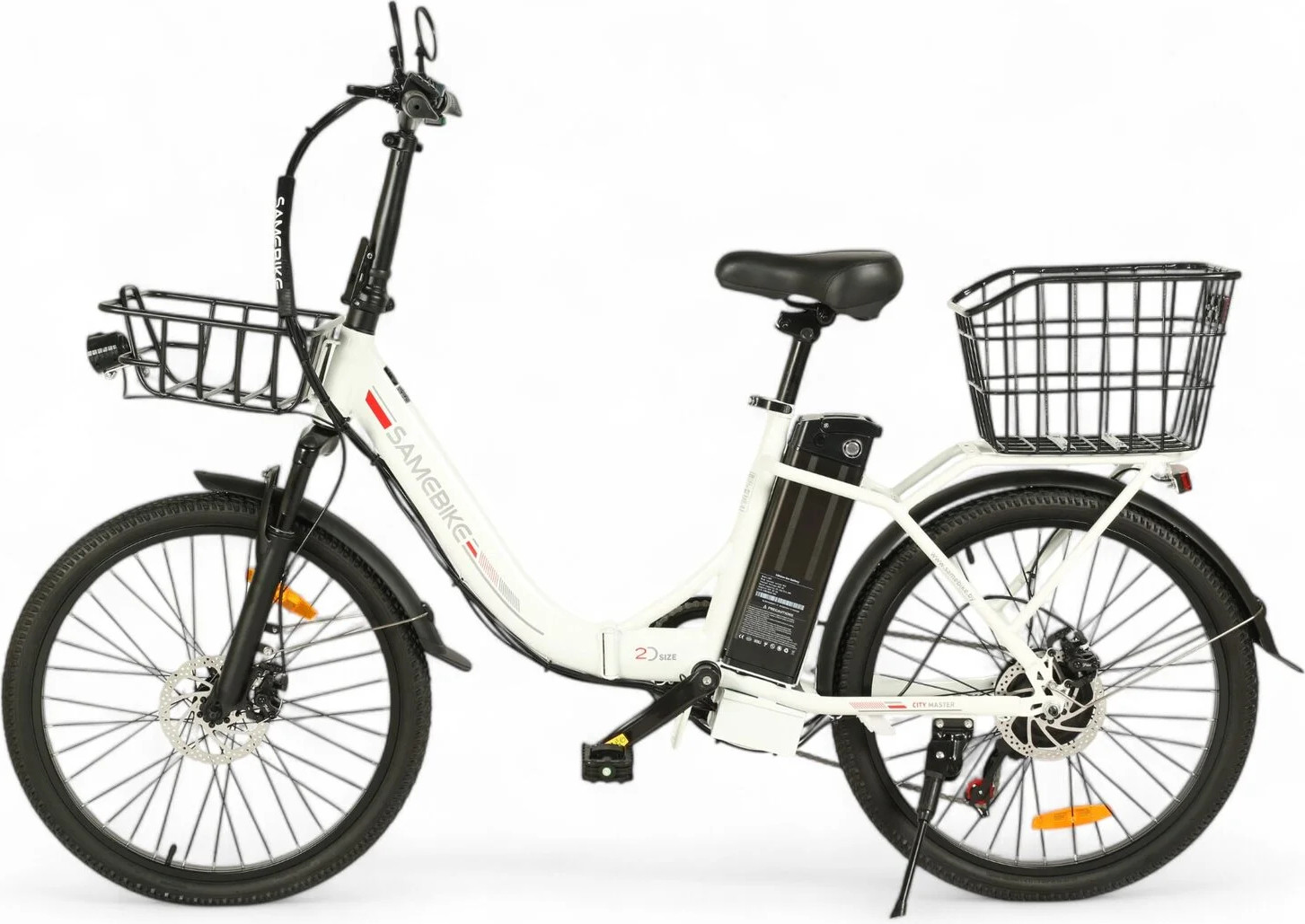 Электровелосипед Samebike M100 (белый) — фото 2