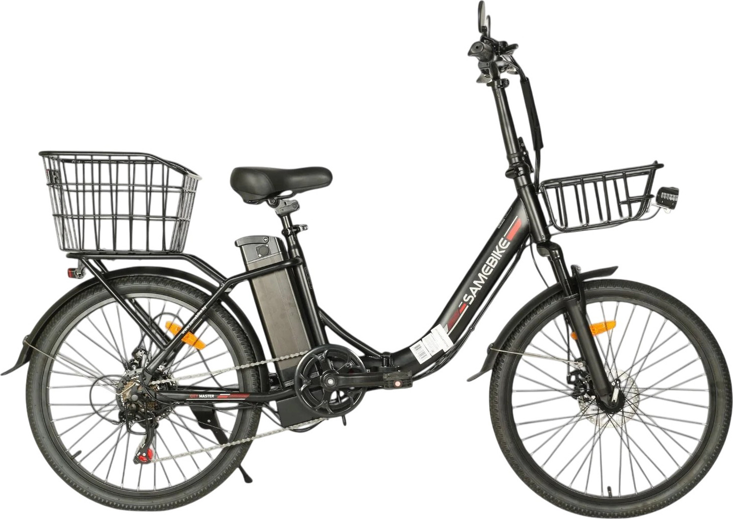 Электровелосипед Samebike M100 (черный)