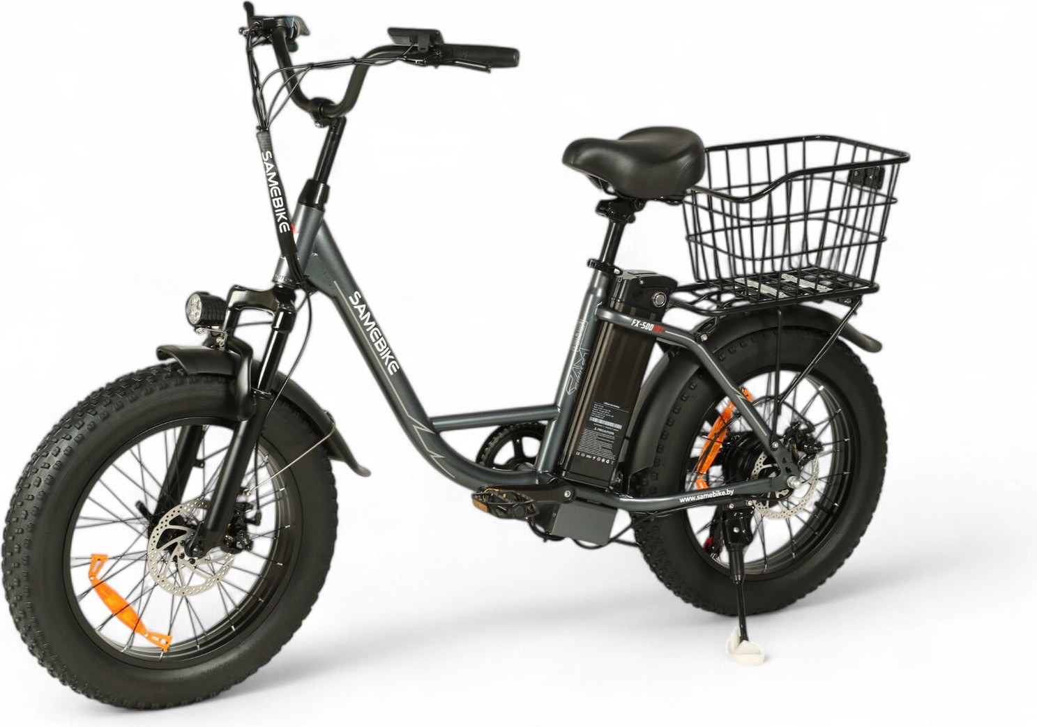 Электровелосипед Samebike FX500 Fat / SВ-FX250 (серебристый) — фото 5