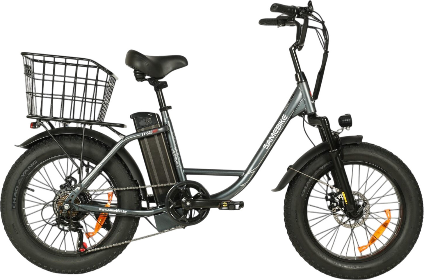 Электровелосипед Samebike FX500 Fat / SВ-FX250 (серебристый)