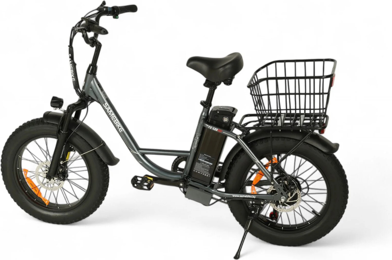 Электровелосипед Samebike FX500 Fat / SВ-FX250 (серебристый) — фото 3
