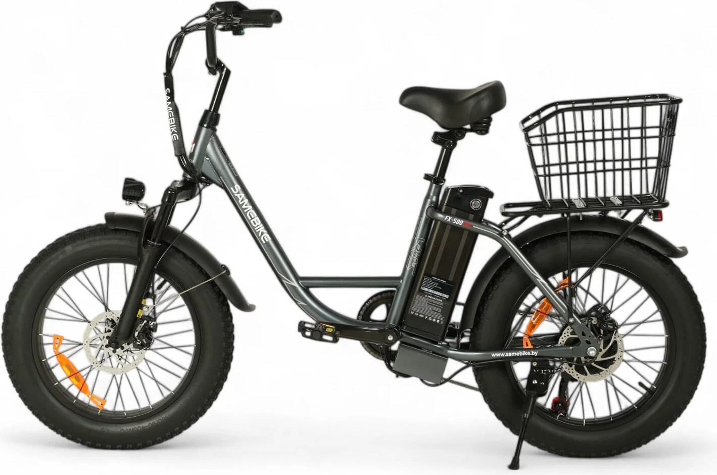 Электровелосипед Samebike FX500 Fat / SВ-FX250 (серебристый) — фото 2