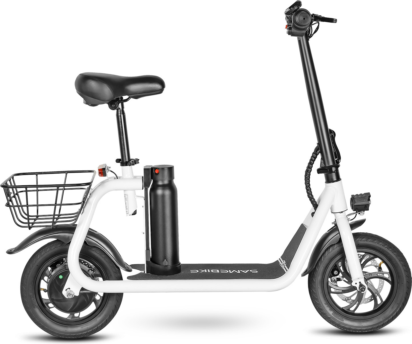Электросамокат Samebike Comfort SМ-C01 (белый) — фото 4