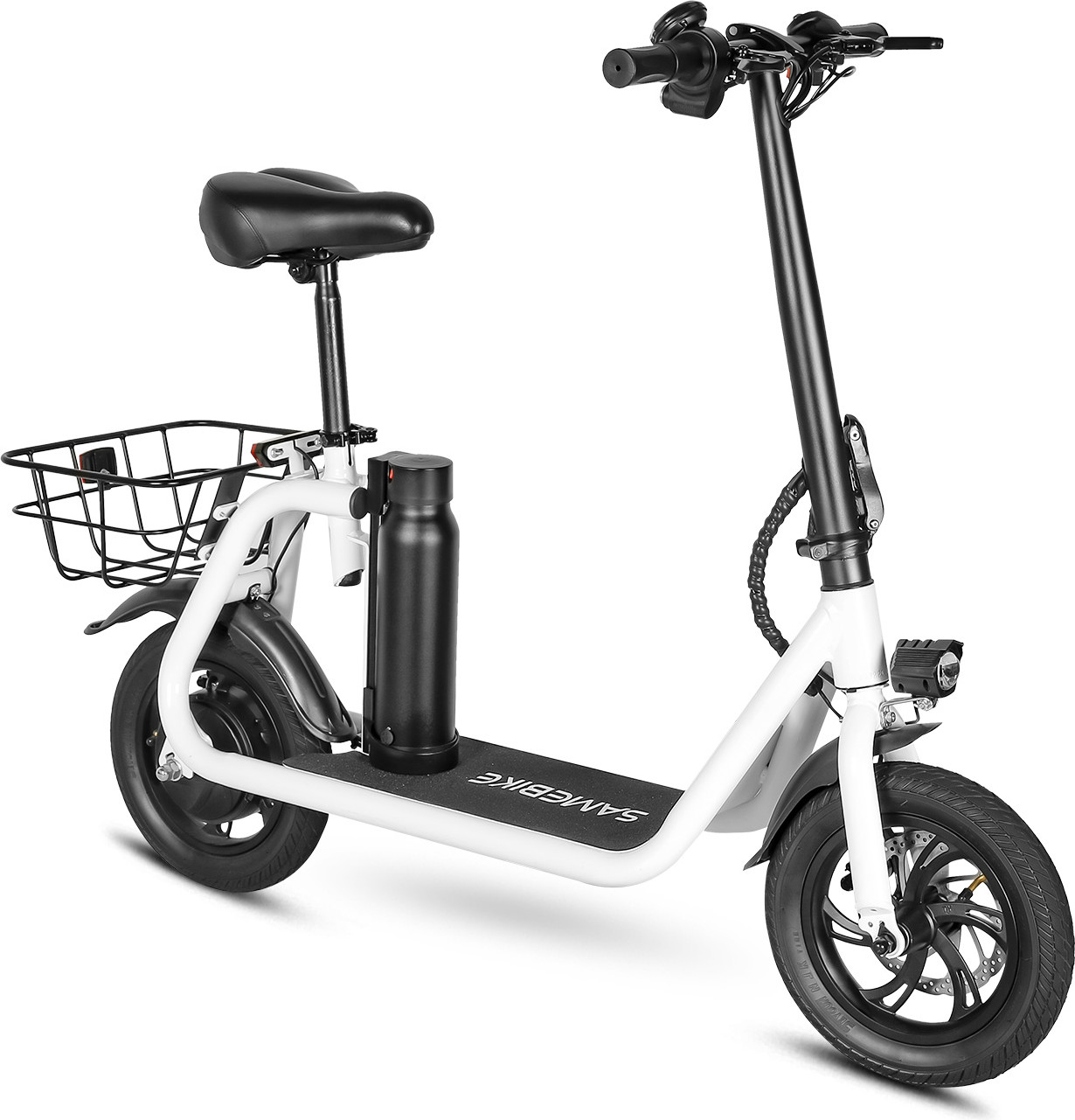 Электросамокат Samebike Comfort SМ-C01 (белый) — фото 3